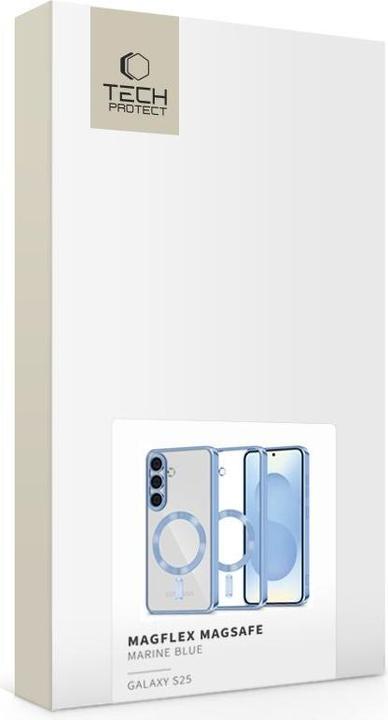 Produktbild Tech-Protect MagFlex MagSafe Case for Samsung Galaxy S25 - Clear Blue (Samsung Galaxy S25)