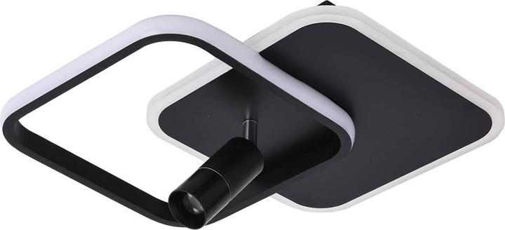 Produktbild Lucande Tival LED-Deckenlampe eckig, 34cm, schwarz (1075 lm)