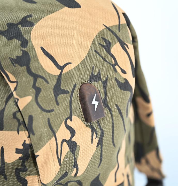 Actual product image Army Shop Canvas rucksack with camouflage pattern (25 l)