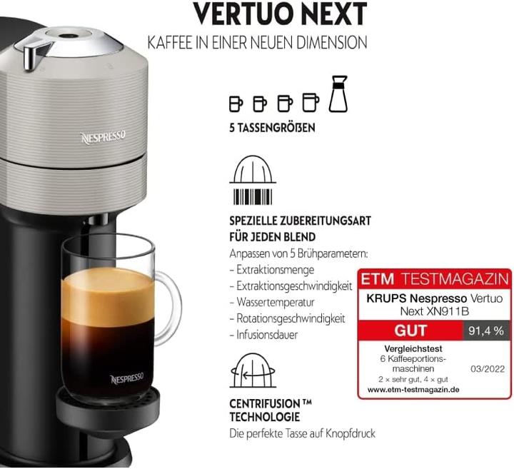 Image du produit Krups XN911B (NESPRESSO Vertuo)