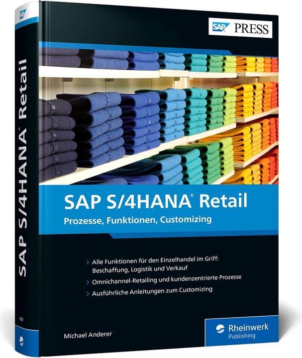 Actual product image SAP S/4HANA Retail (German, Michael Anderer, 2022)