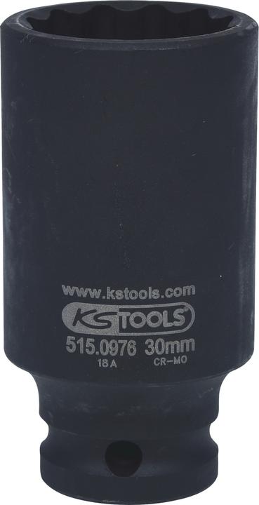 Produktbild KS Tools 1/2" Kraft-Stecknuss lang (1/2")