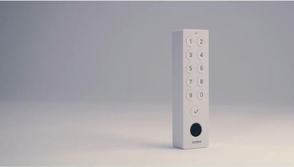 Actual product image Tedee Keypad Pro (Electronic numerical code, Fingerprint)