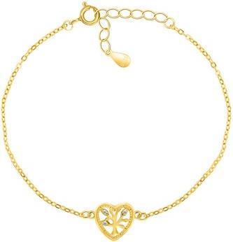 Brilio Silver - Modern gold-plated bracelet Tree of Life BRC61Y