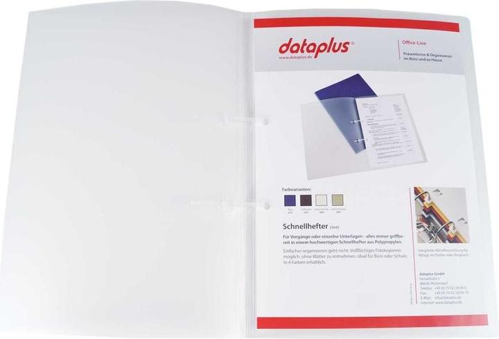 Produktbild Dataplus Schnellhefter A4 PP bis 30 Blatt transparent (A4, 1 x)