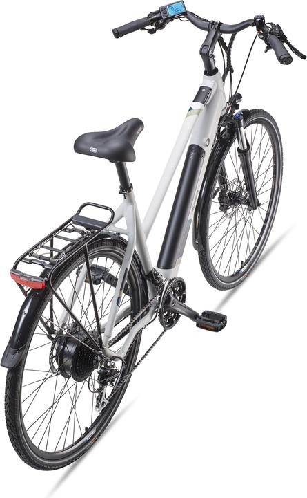 Actual product image Telefunken Trekking E-Bike Expedition XC940, Wheel size 28 ", Warranty 24 month(s), White/Black (50 cm)