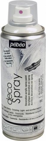 Immagine prodotto Pebeo Decospray Glitter (Argento brillante, 200 ml)