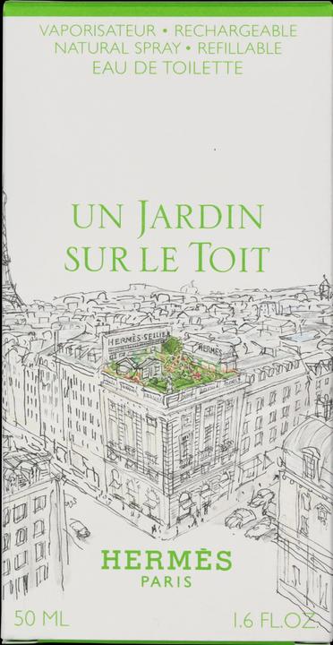 Actual product image Hermès Un Jardin Sur le Toit Eau De Toilette Refillable 50 ml (unisex) (Eau de toilette, 50 ml)