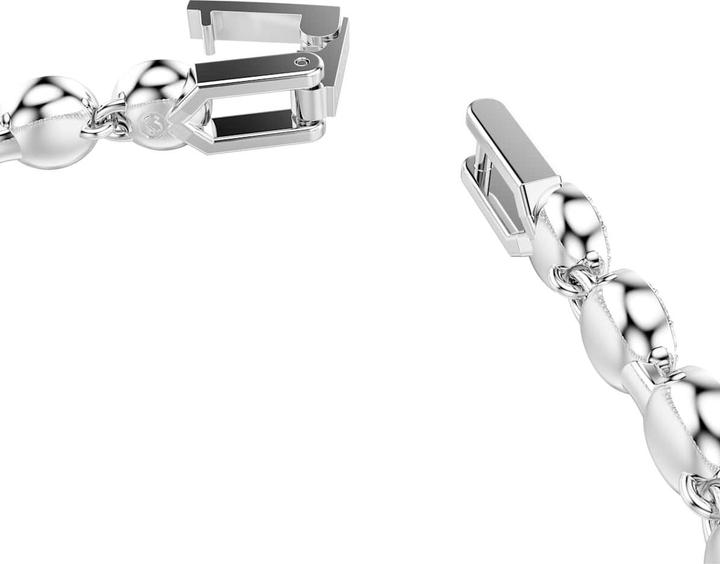 Immagine prodotto Swarovski Una Angelic Tennis Armband Rundschliff Blau Rhodiniert (19 cm, Metallo Swarovski)