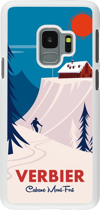 Produktbild PhoneLook Hülle weiss Verbier Cabane Mont-Fort (Samsung Galaxy S9)