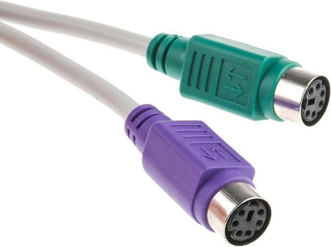 Image du produit Rs Pro Câble KVM, USBA / mâle, PS/2 x 2 / femelle, gris, 300mm