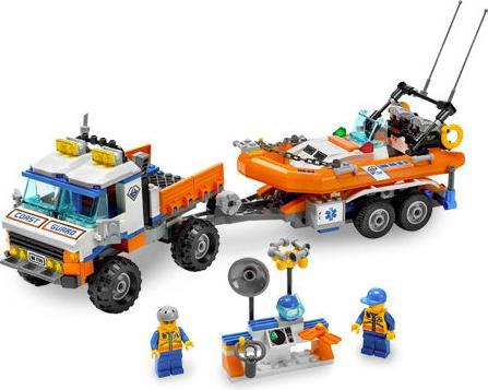 Produktbild LEGO City Set 7726 - Strand-Truck der Küstenwache mit Schnellboot (7726, LEGO City)