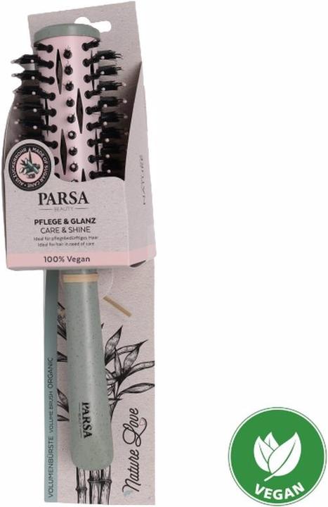 Actual product image Parsa Beauty Round brush Organic Medium Mint