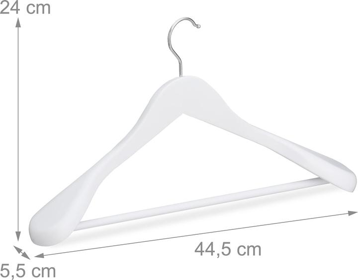 Image du produit Relaxdays Cintres costume épaules larges set 5 (5 x)