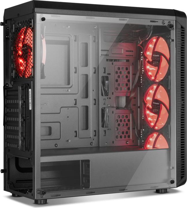 Actual product image Nox ATX TOWER HUMMER TGM RAINBOW RGB - Tower (mATX, Mini-ITX, ATX)