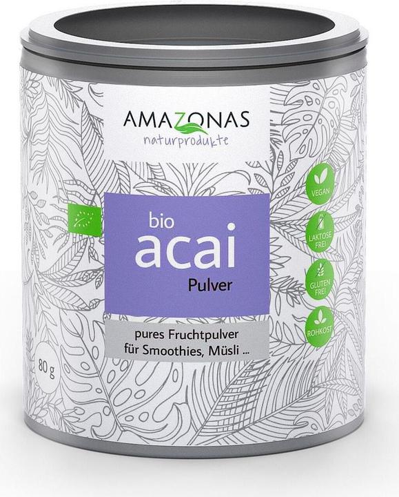Produktbild Amazonas Bio Fruchtpulver 100 % pur (1 Stück, Pulver, 80 g)