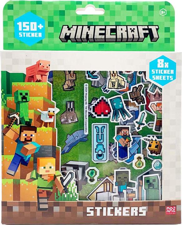 Productafbeelding Minecraft-Aufkleberset