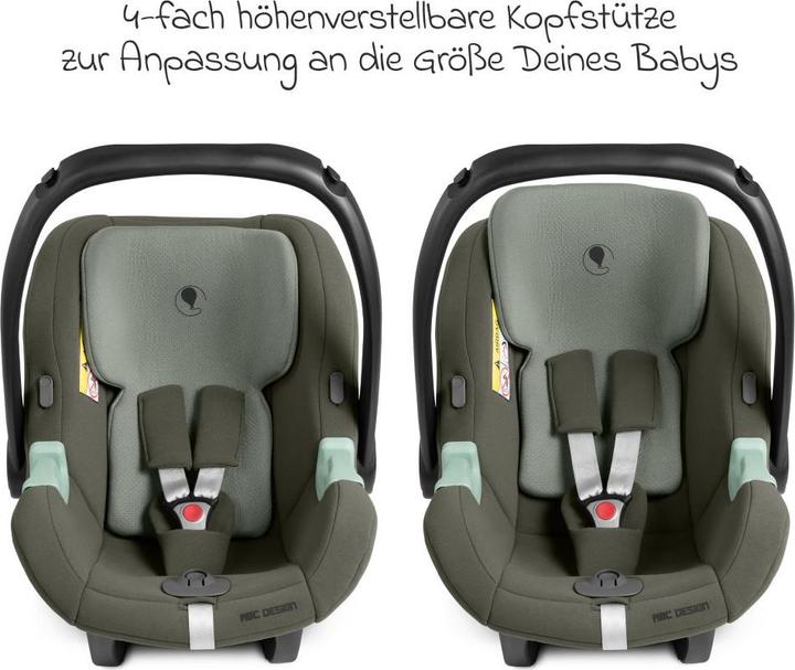 Image du produit ABC Design ABC Tulip Coque bébé i-Size / 0 à environ 13 kg (Coque auto, Norme ECE R129/i-Size)