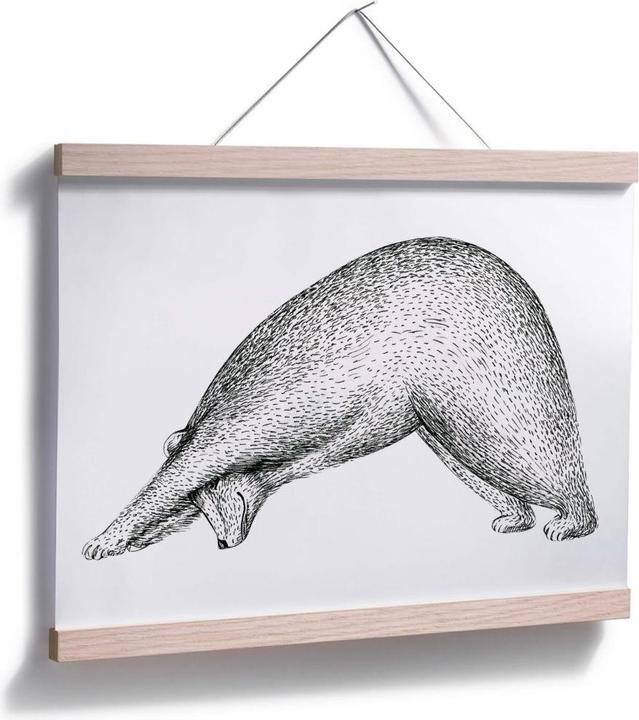 Produktbild Trenddeko Yoga Bär 01 (80 x 60 cm)