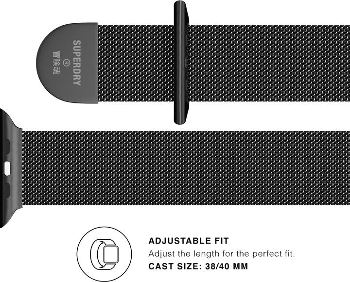 Actual product image Superdry Watchband Chainmail (38 mm, 40 mm, Metal, Magnet)