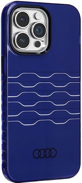 Actual product image Audi IML MagSafe case for iPhone 14 Pro Max - blue (Apple iPhone 14 Pro Max)