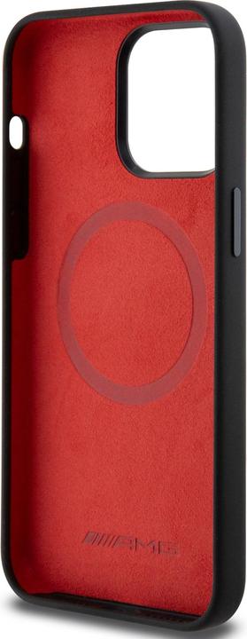 Produktbild Mercedes AMG AMHMP15L23SMRK iPhone 15 Pro 6.1" czarny/black hardcase Silicone Carbon Pattern MagSafe (Apple iPhone 15 Pro)