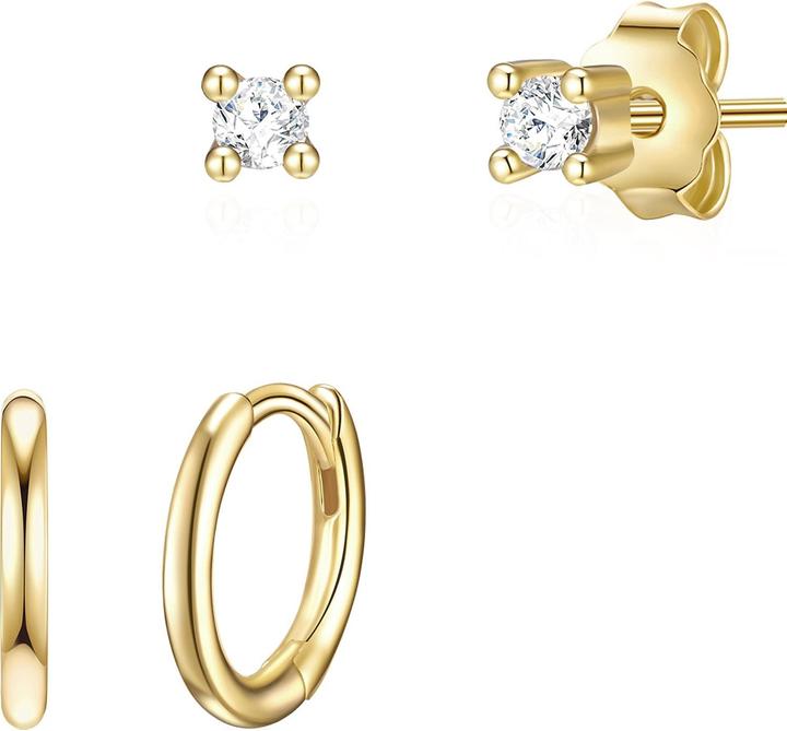 Immagine prodotto Glanzstücke München Donna Argento Cubic Zirconia Oro Giallo - 23830 (Argento)
