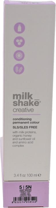 Image du produit Milk_Shake milk shake Creative Conditioning Permanent Colour 5 Natural light brown 100 ml (Brun clair naturel)