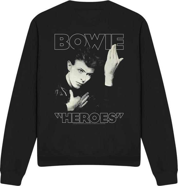 Immagine prodotto David Bowie Heroes Cover Felpa Adulto Unisex (XXL)