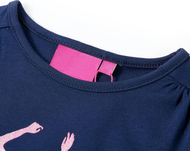 Immagine prodotto VidaXL Camicia da bambino a maniche lunghe blu navy 92,Materiale: 95 % cotone (92)
