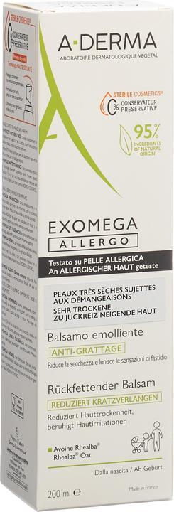 Immagine prodotto A-Derma EXOMEGA ALLERGO Balsamo (Latte corpo, 200 ml)