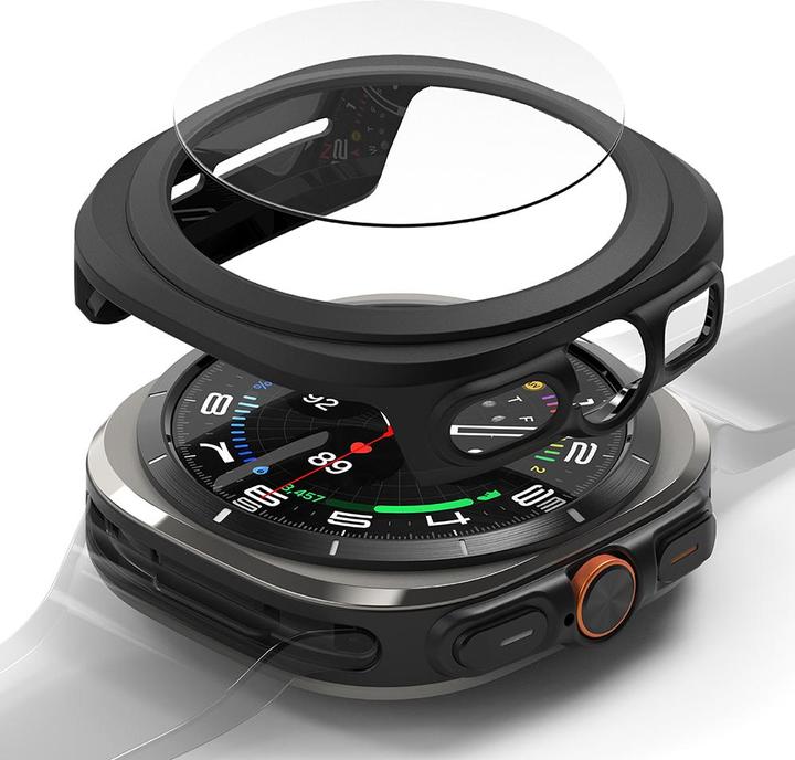 Ringke - Slim + Screen Protector - Samsung Galaxy Watch Ultra 47mm - Matte Black