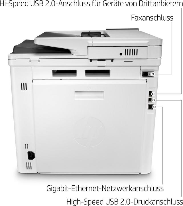 Actual product image HP Color LaserJet Enterprise MFP M480f (Laser, Colour)