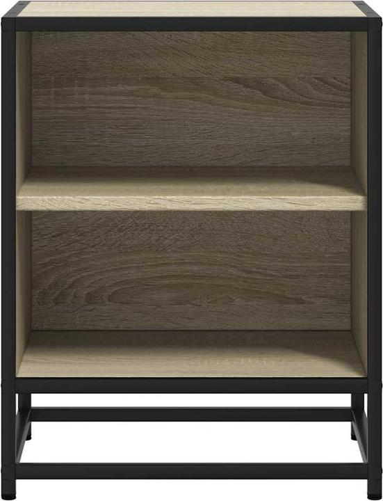 Produktbild VidaXL Nachttisch Sonoma-Eiche 40x31x50 cm Holzwerkstoff und Metall (40 x 31 x 50 cm)