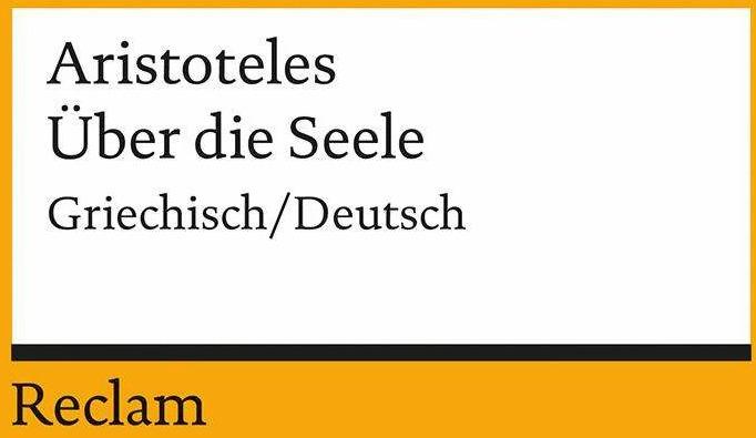 Produktbild De anima / Über die Seele (Deutsch, Aristoteles, 2011)