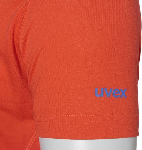 Actual product image Uvex Safety T-shirt uvex suXXeed orange, chili L (L)
