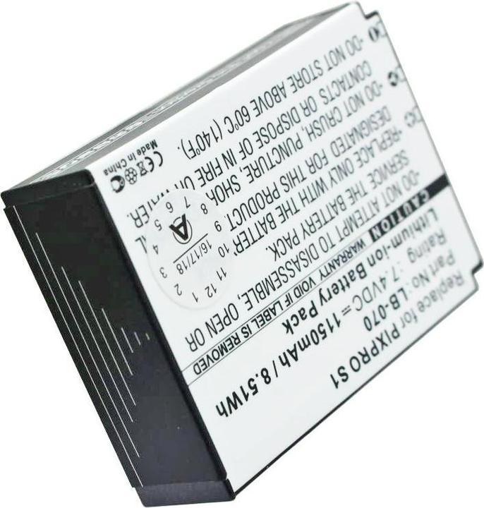 Produktbild AccuCell Akku Kodak LB-070 Akku Kodak Pixpro AZ651 (Kamera Akku)