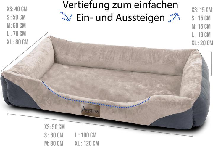 Actual product image Aspero Dog Bed Hanko - 8611 (Dog)