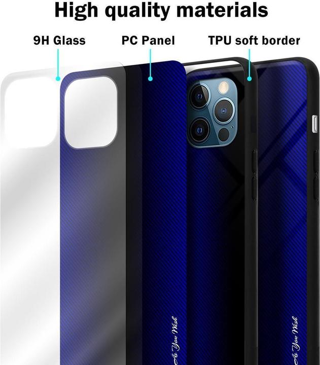 Immagine prodotto Cadorabo Manicotto per vetro a strisce in TPU (Apple iPhone 13 Pro Max)