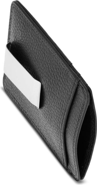 Produktbild Redolz Leather Essentials Kreditkartenetui RFID Leder 7 cm mit Geldscheinklammer