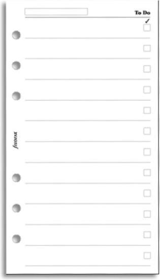 Produktbild Filofax To Do (95 x 171 mm, Deutsch)