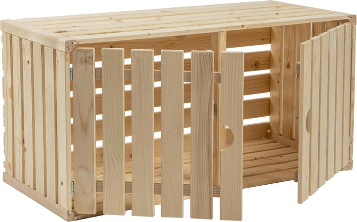 Produktbild Holz Zollhaus Holzharasse (32 x 35 x 70 cm, 78.40 l)