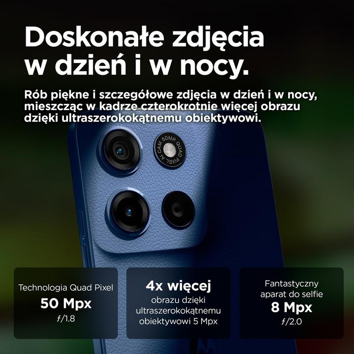 Produktbild Motorola Moto G15 (128 GB, Sea Blue, 6.72", Dual SIM, 50 Mpx, 4G)