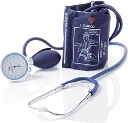 Image du produit RS-Hilfsmittel Le tensiomètre anéroïde avec stéthoscope (Tensiomètre au poignet)