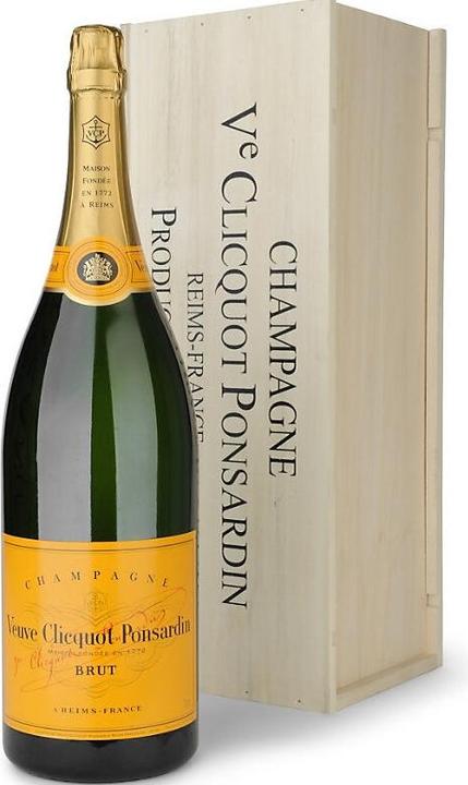 Veuve Clicquot Champagne 3 L wooden box (1 x 300 cl)