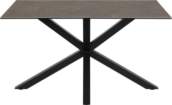 Produktbild AC Design Heaven Esstisch rostbraun Lemco raue Keramik