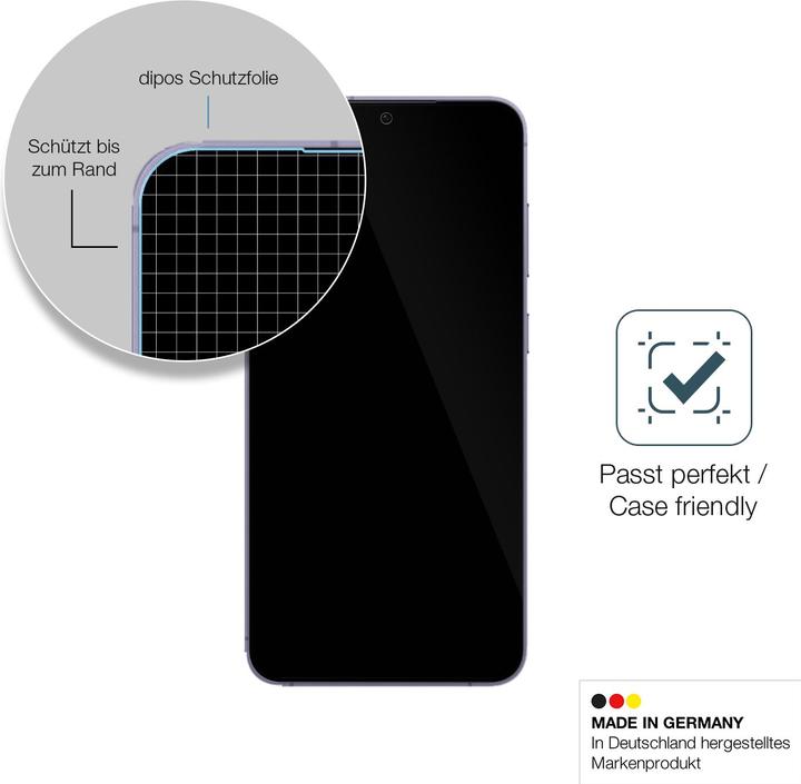 Actual product image Dipos Screen Protector Anti-Shock (2 Piece, Samsung Galaxy S24+)