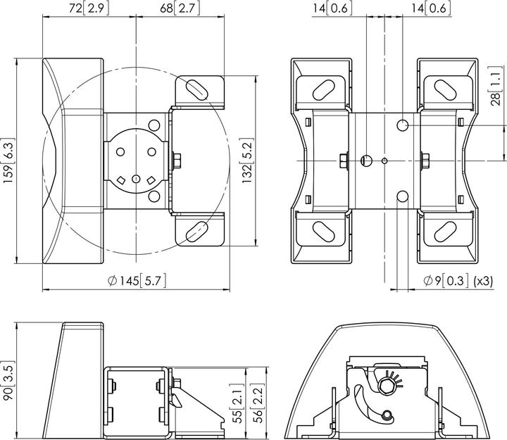 Actual product image Vogels PUC 1035 (Wall)