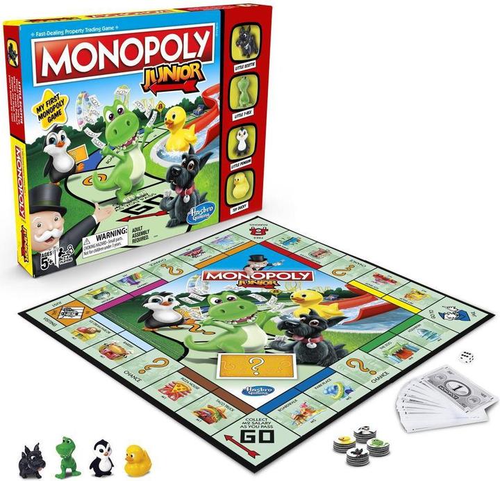 Immagine prodotto Hasbro Monopoly Junior Board Game Simulazione economica (Danese, Norvegese)