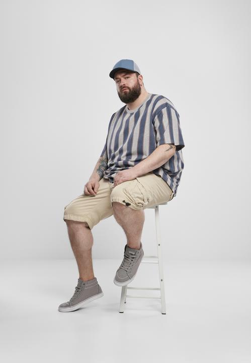 Actual product image Urban Classics Printed Oversized Bold Stripe Tee (M)